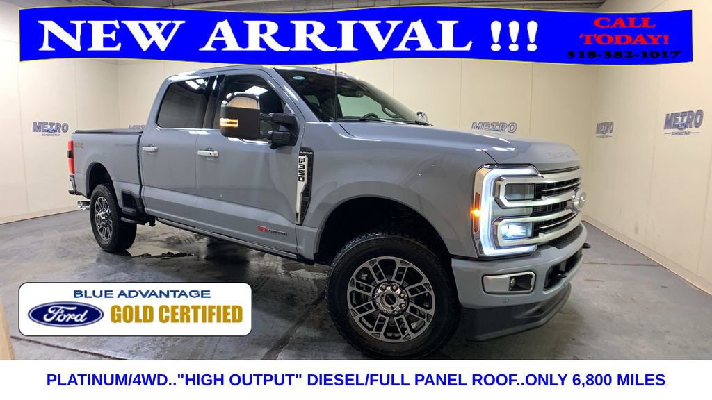 Certified 2025 Ford F350 Platinum w/ Platinum Plus Package