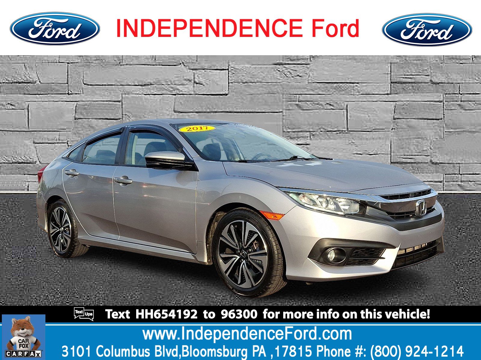 Used 2017 Honda Civic EX-T image 1