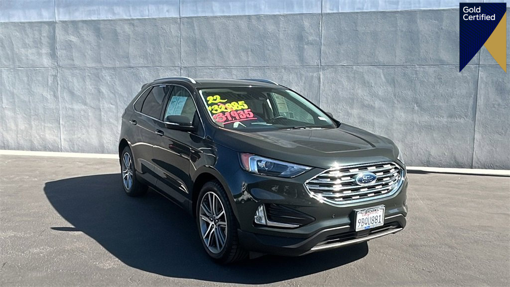 Certified 2022 Ford Edge Titanium w/ Class II Trailer Tow Package