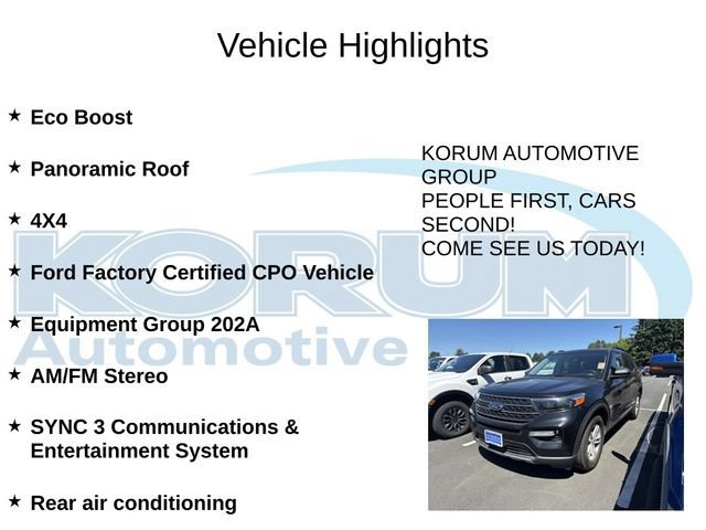 Certified 2024 Ford Explorer XLT w/ Equipment Group 202A AWD/4WD image 4