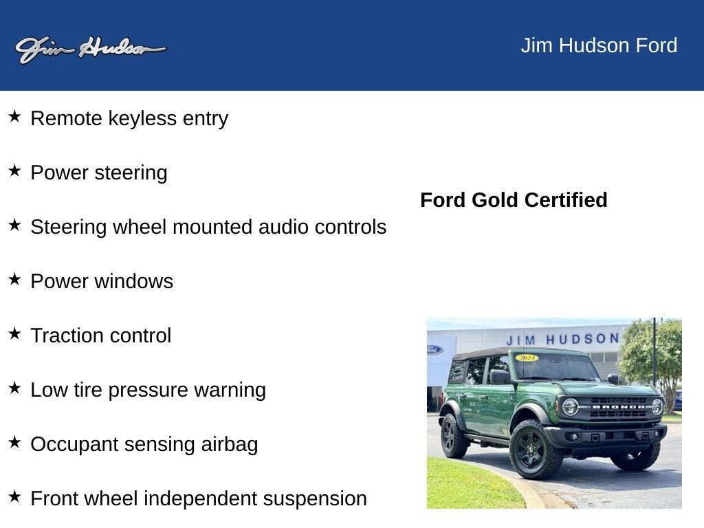 Certified 2024 Ford Bronco Black Diamond AWD/4WD image 13