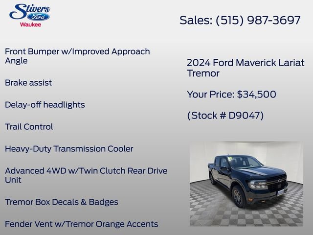 Certified 2024 Ford Maverick Tremor w/ Tremor Off-Road Package AWD/4WD image 28