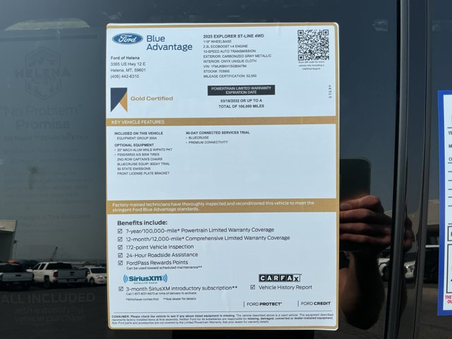 Certified 2025 Ford Explorer ST-Line AWD/4WD image 19
