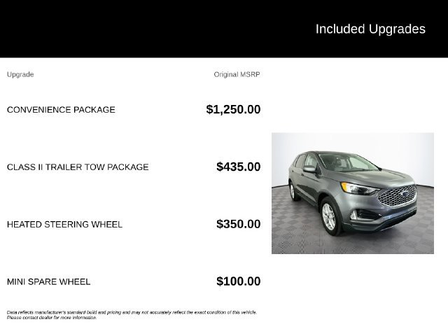Certified 2024 Ford Edge SEL w/ Convenience Package AWD/4WD image 6