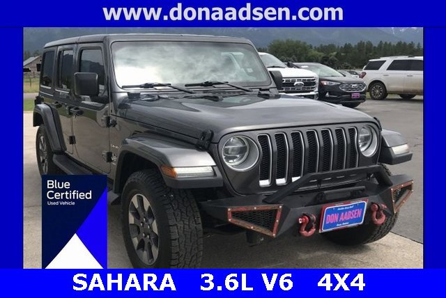 Used 2018 Jeep Wrangler Unlimited Sahara w/ Cold Weather Group image 1
