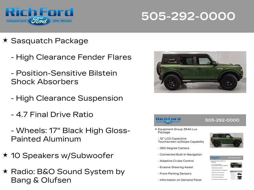 Certified 2023 Ford Bronco Wildtrak AWD/4WD image 89