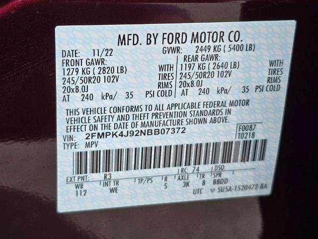 Certified 2022 Ford Edge ST-Line w/ Class II Trailer Tow Package AWD/4WD image 32