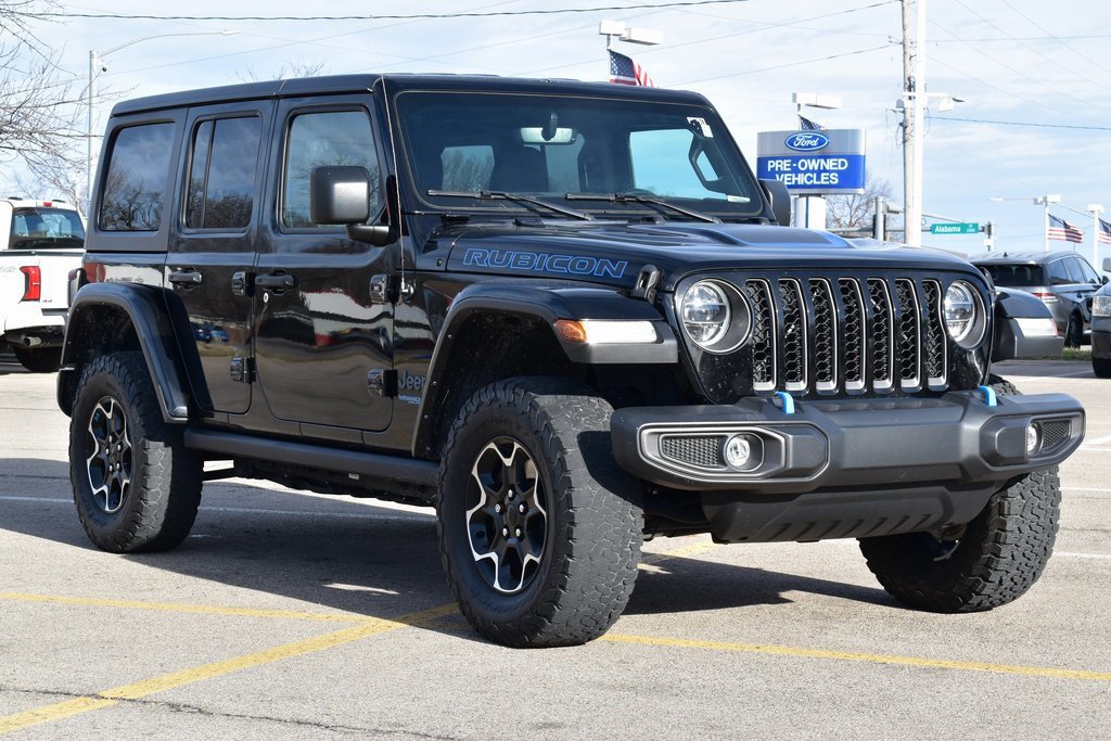 Used 2021 Jeep Wrangler Unlimited Rubicon 4xe w/ Cold Weather Group image 3