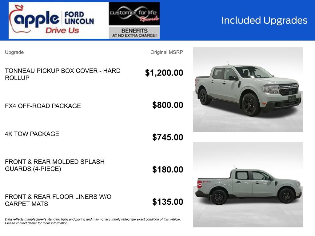 Certified 2024 Ford Maverick Lariat w/ FX4 Off-Road Package AWD/4WD image 4