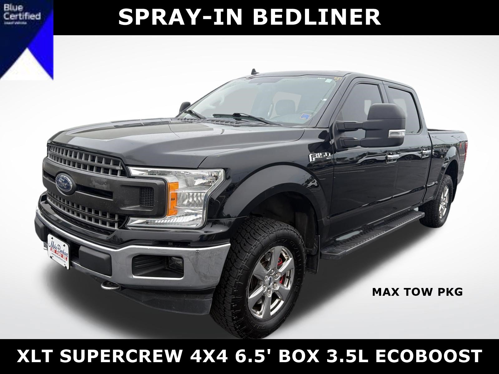 Certified 2018 Ford F150 XLT w/ Equipment Group 302A Luxury