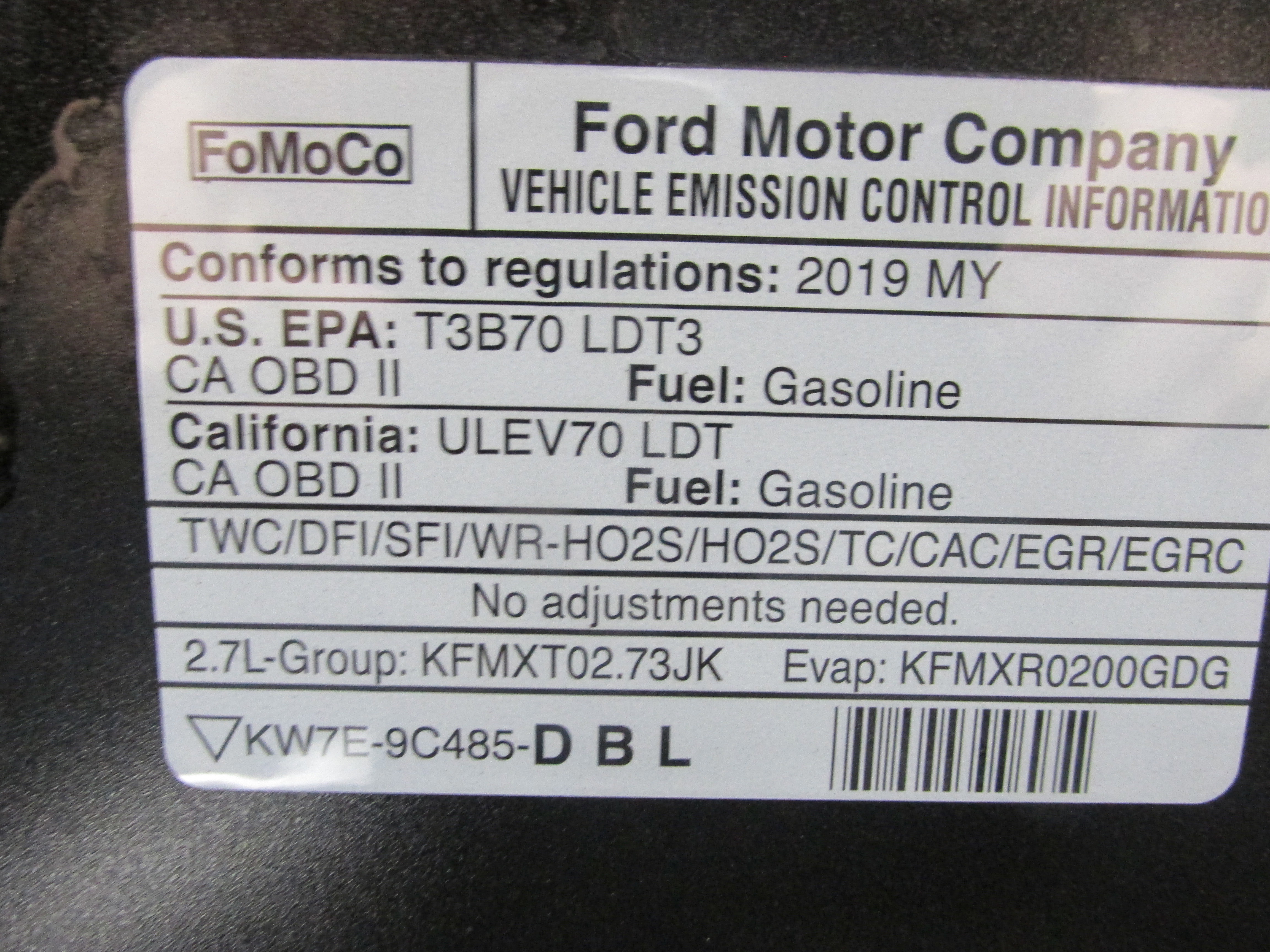 Certified 2019 Ford F150 XL w/ Equipment Group 101A Mid image 31