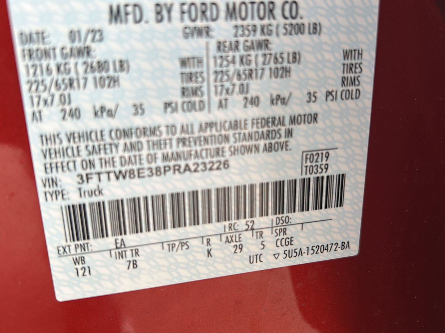 Certified 2023 Ford Maverick XLT FWD image 33