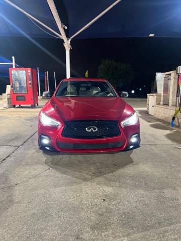 Used 2022 INFINITI Q50 Red Sport 400 w/ Carbon Fiber Package AWD/4WD image 5