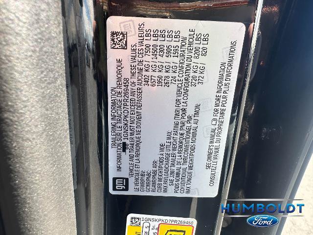 Used 2023 Chevrolet Tahoe Z71 w/ Luxury Package AWD/4WD image 33