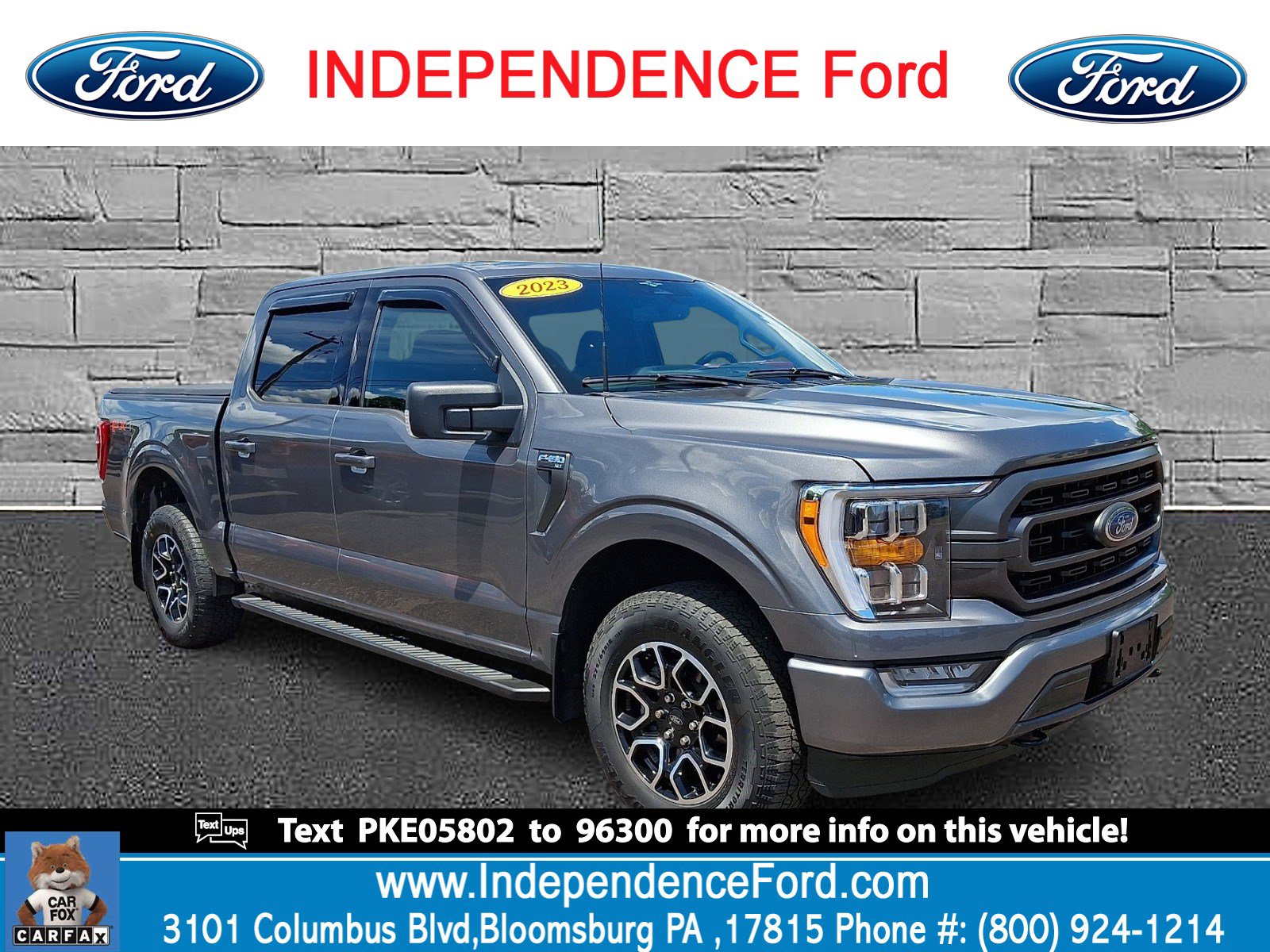 Certified 2023 Ford F150 XLT w/ Equipment Group 302A High