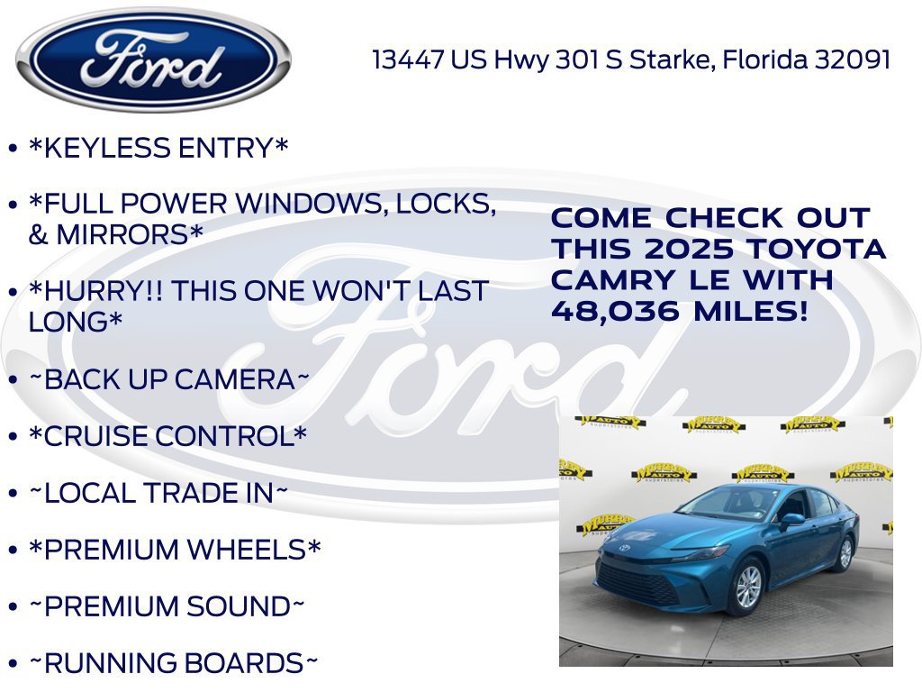 Used 2025 Toyota Camry LE FWD image 12