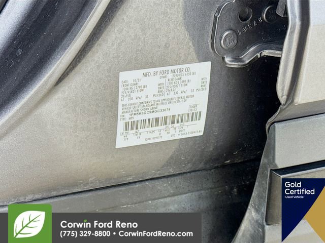 Certified 2021 Ford Explorer ST w/ Equipment Group 401A image 39