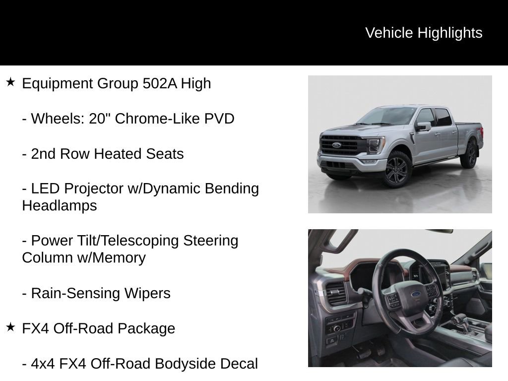 Certified 2023 Ford F150 Lariat w/ Equipment Group 502A High AWD/4WD image 11