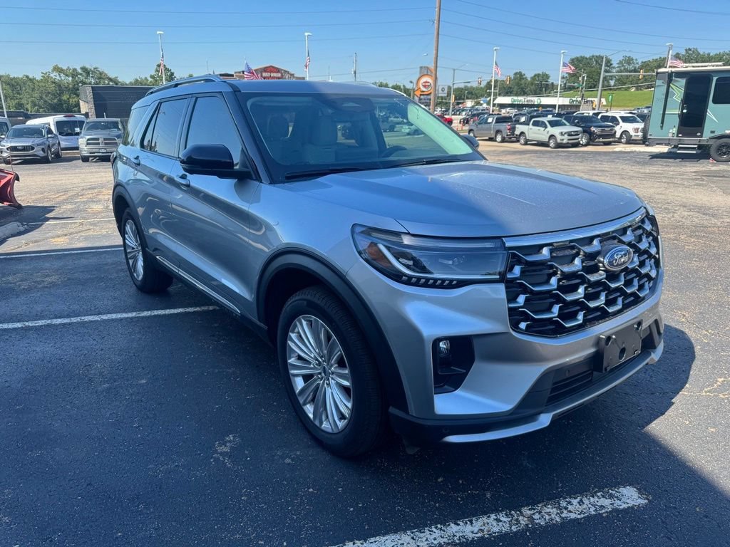 Certified 2025 Ford Explorer Platinum w/ LUX Leather Package
