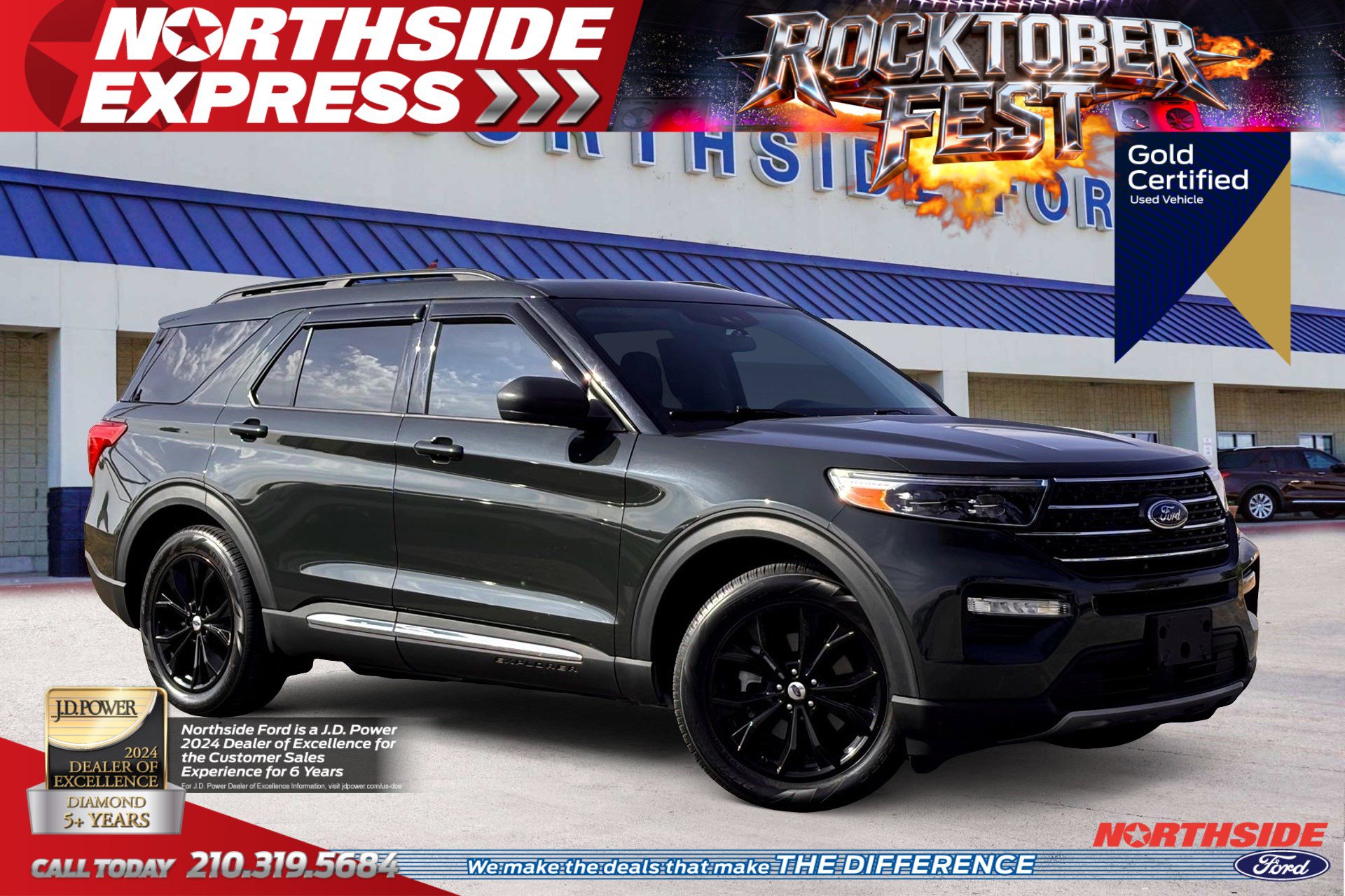 Certified 2022 Ford Explorer XLT w/ Equipment Group 202A