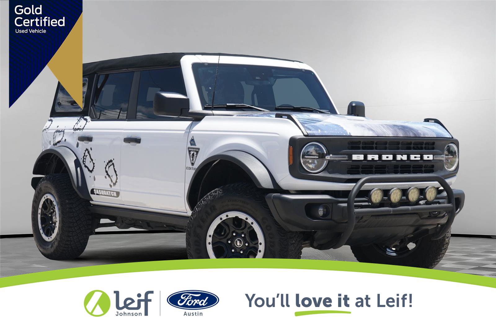 Certified 2023 Ford Bronco Black Diamond w/ Sasquatch Package