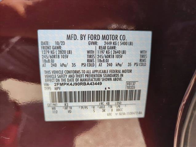 Certified 2024 Ford Edge SEL w/ Convenience Package image 26