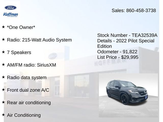 Used 2022 Honda Pilot Special Edition image 5