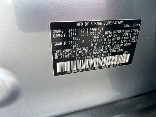 Used 2025 Subaru Outback Onyx Edition AWD/4WD image 35