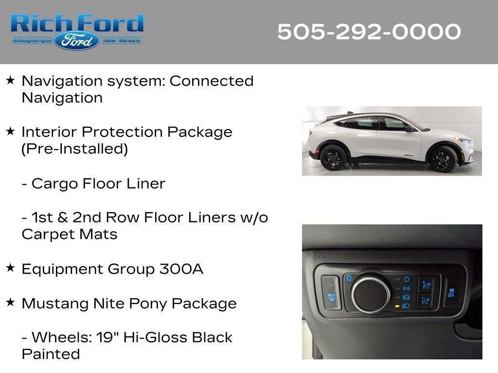Certified 2023 Ford Mustang Mach-E Premium w/ Mustang Nite Pony Package AWD/4WD image 16