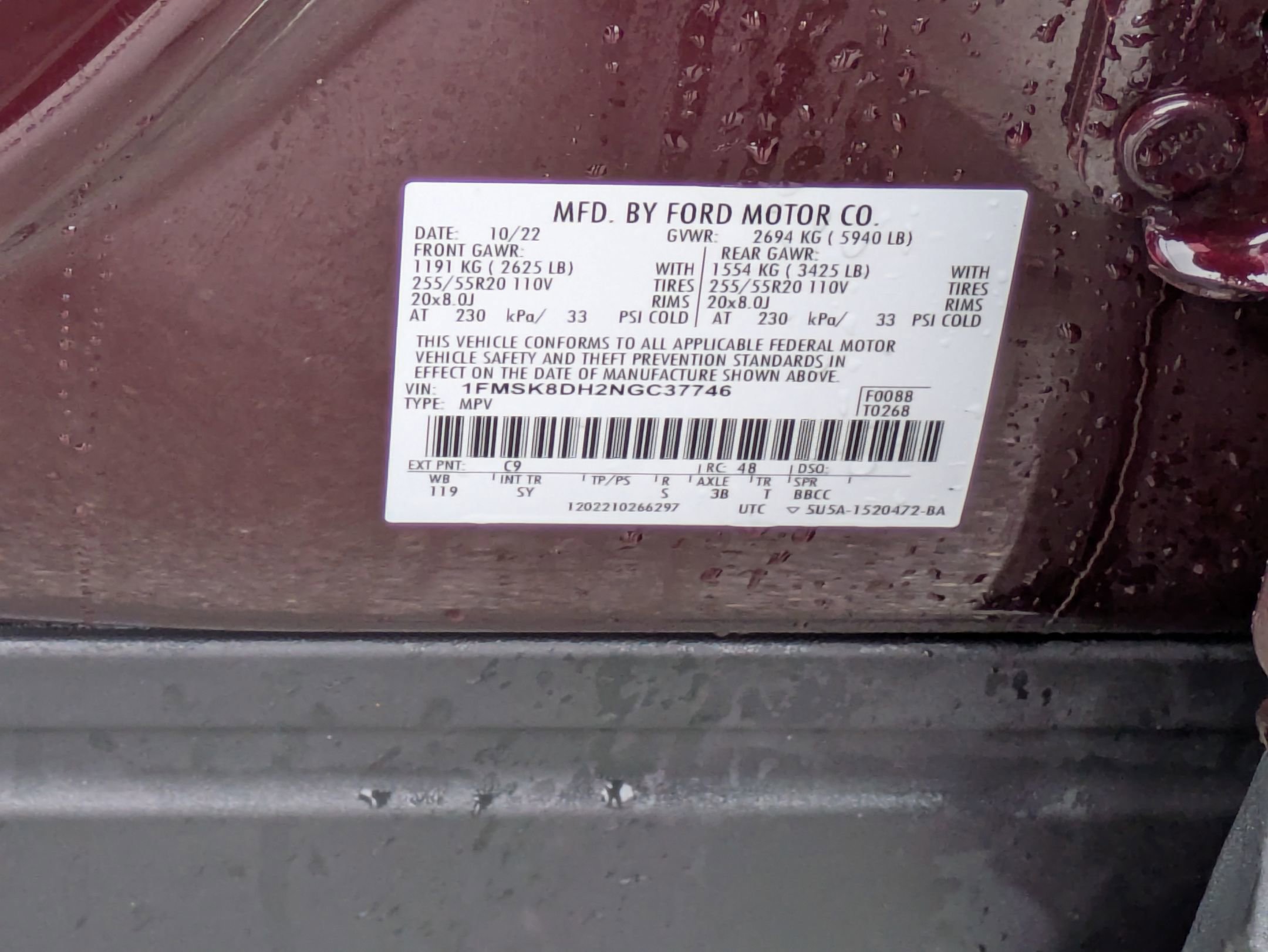 Certified 2022 Ford Explorer XLT w/ Equipment Group 202A image 45