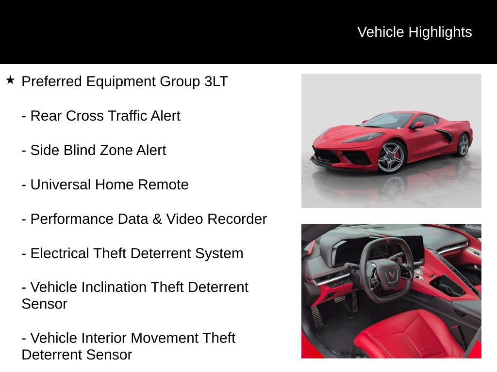 Used 2020 Chevrolet Corvette Stingray w/ 3LT Preferred Equipment Group image 16