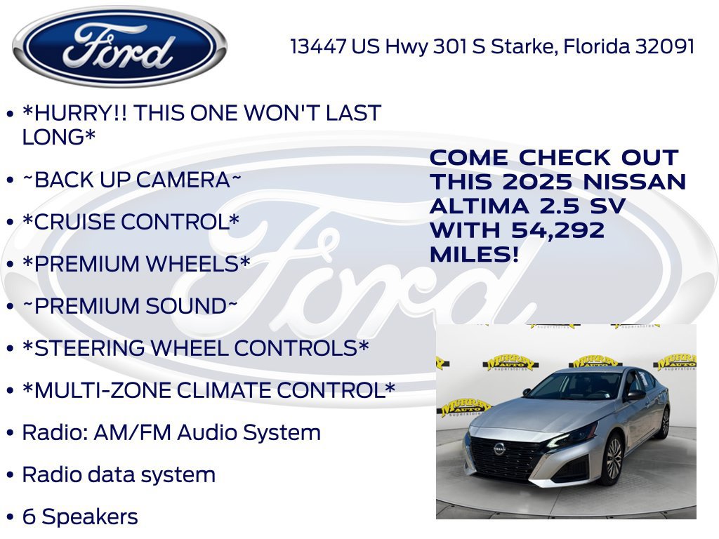 Used 2025 Nissan Altima 2.5 SV FWD image 12