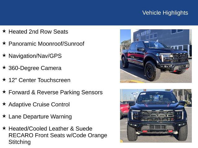 Certified 2025 Ford F150 Raptor w/ Equipment Group 803A Raptor R image 25