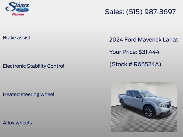 Certified 2024 Ford Maverick Lariat AWD/4WD image 16