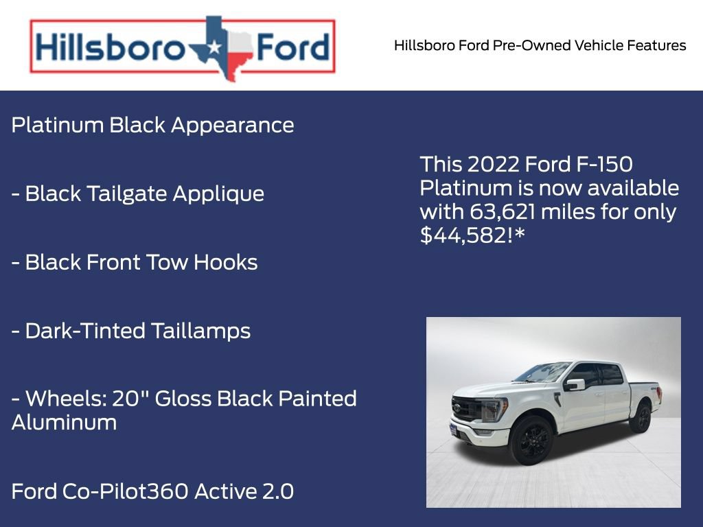 Certified 2022 Ford F150 Platinum w/ Equipment Group 701A High AWD/4WD image 9
