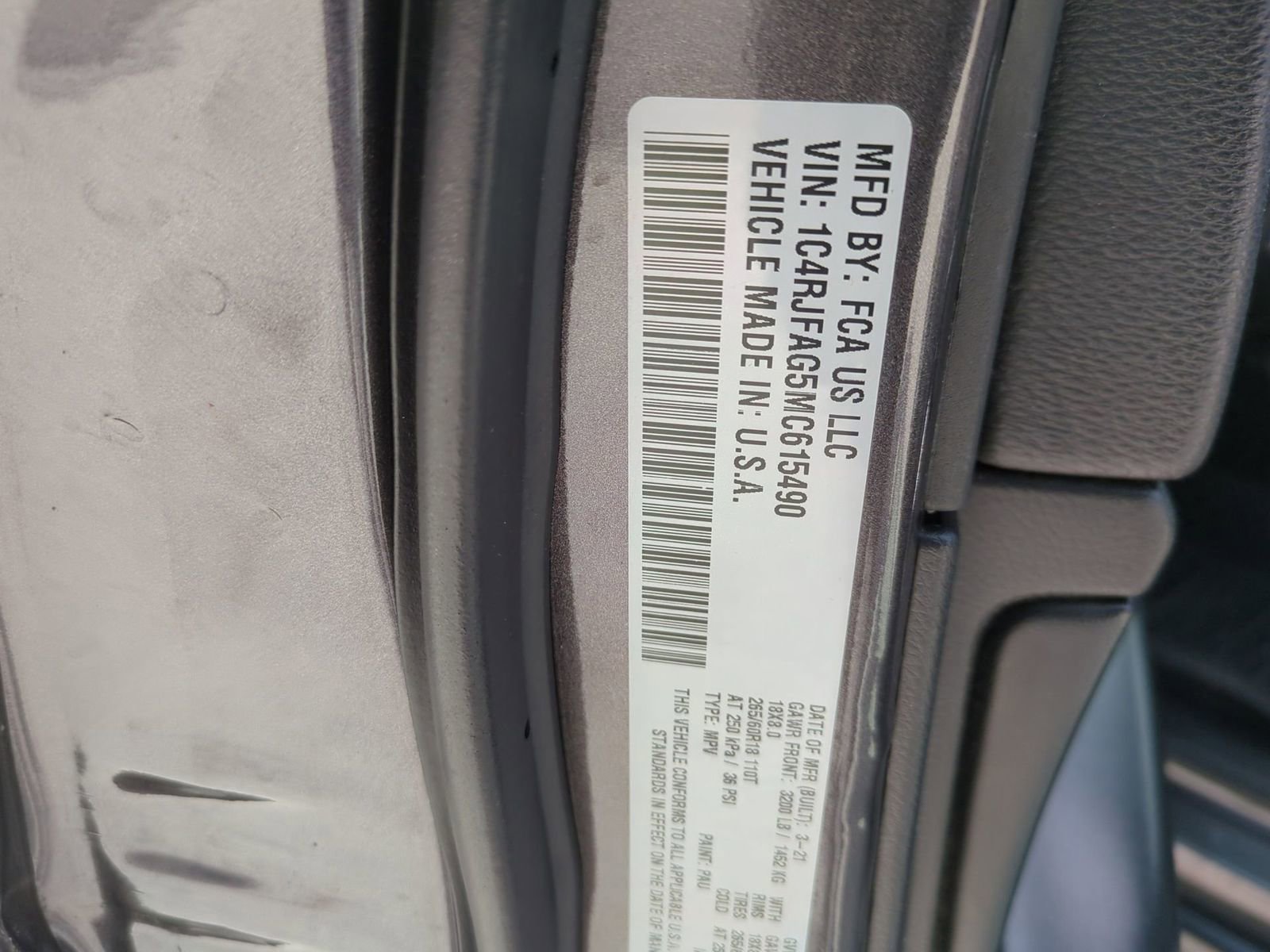 Used 2021 Jeep Grand Cherokee Laredo X image 38