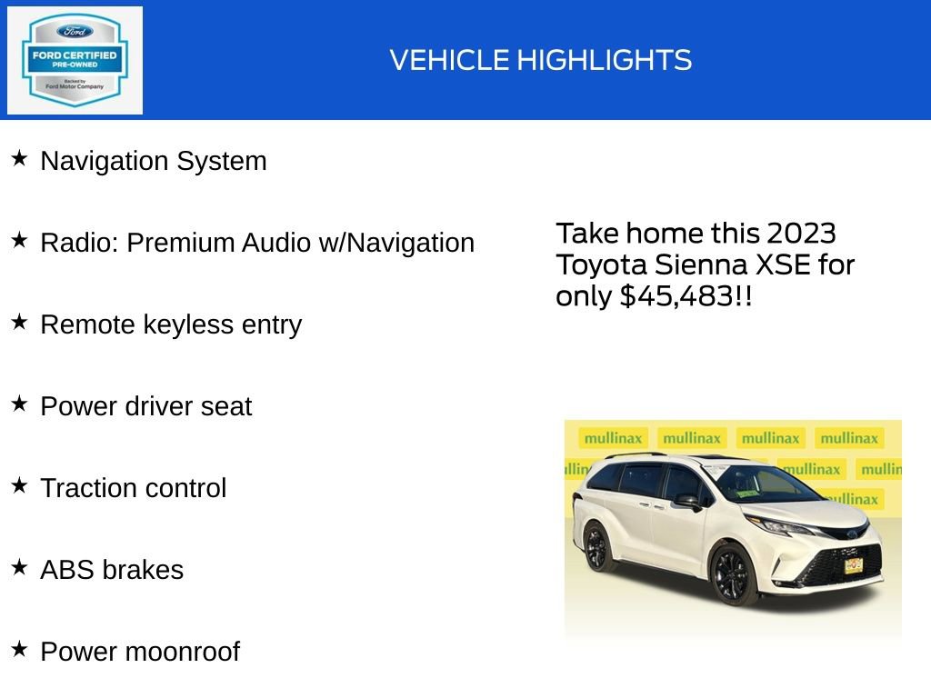 Used 2023 Toyota Sienna XSE image 17