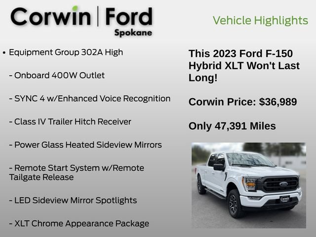 Certified 2023 Ford F150 XLT w/ Equipment Group 302A High AWD/4WD image 7