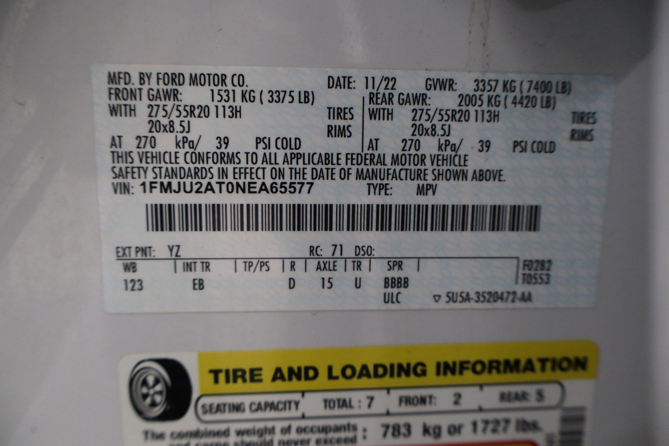 Certified 2022 Ford Expedition Limited image 30