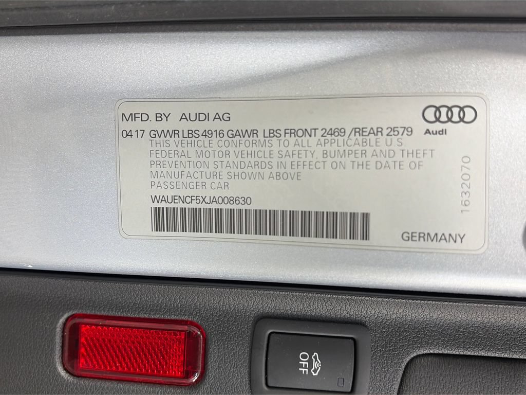 Used 2018 Audi A5 2.0T Premium Plus w/ Premium Plus AWD/4WD image 9