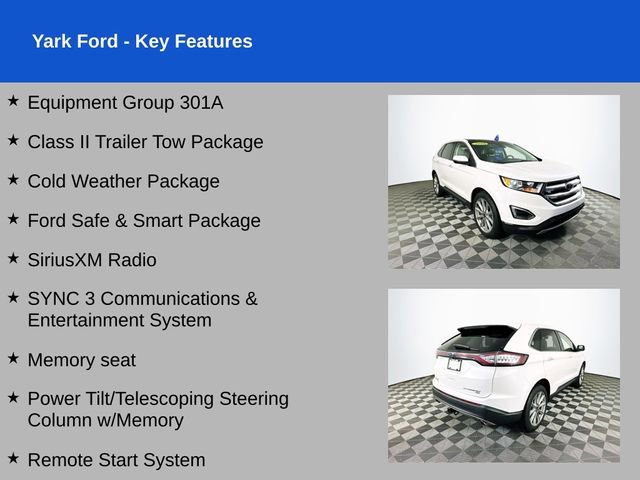 Certified 2018 Ford Edge Titanium w/ Equipment Group 301A image 10
