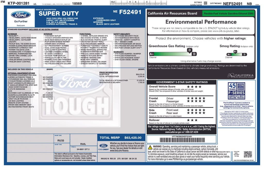 Certified 2022 Ford F250 Lariat w/ Lariat Value Package AWD/4WD image 6