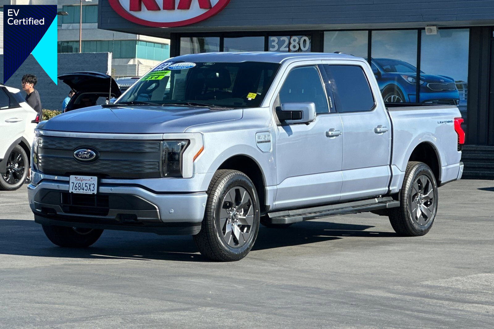 Certified 2022 Ford F150 Lightning Lariat