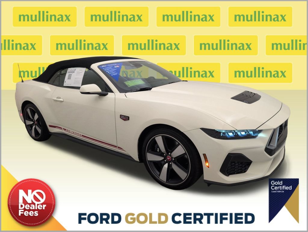 Certified 2025 Ford Mustang GT Premium w/ 60th Anniversary Package