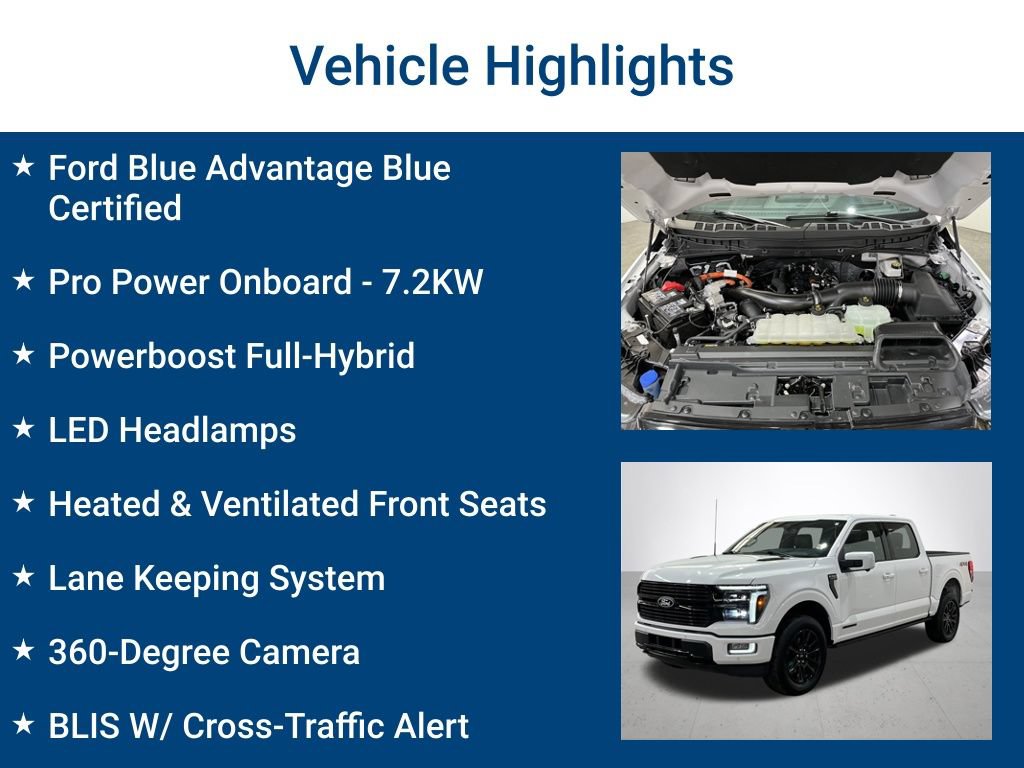 Certified 2025 Ford F150 Platinum AWD/4WD image 3