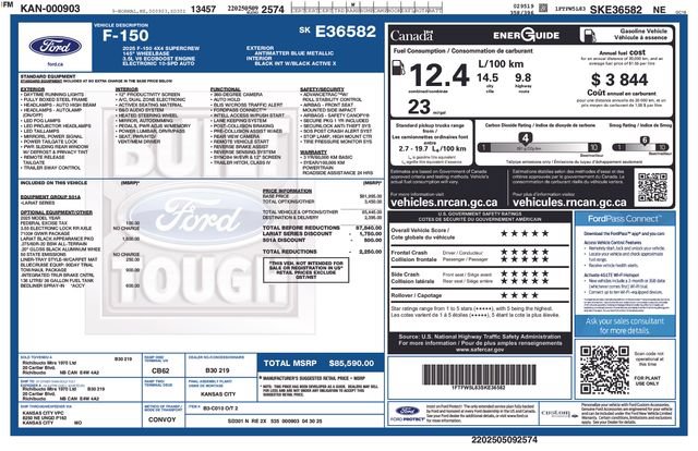 Certified 2025 Ford F150 Lariat AWD/4WD image 23