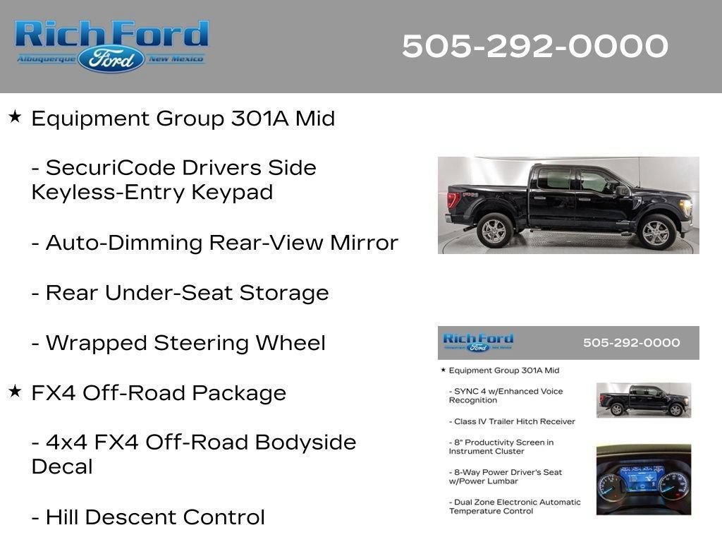 Certified 2023 Ford F150 XLT w/ Equipment Group 301A Mid AWD/4WD image 88