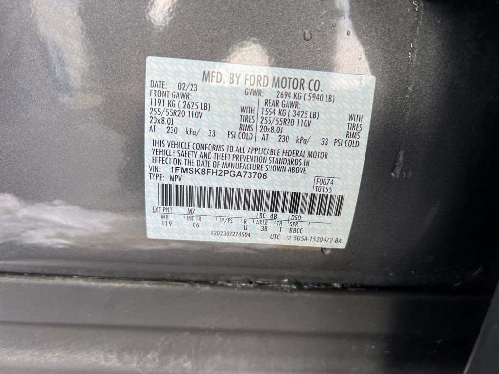 Certified 2023 Ford Explorer Limited w/ Limited Technology Package image 32