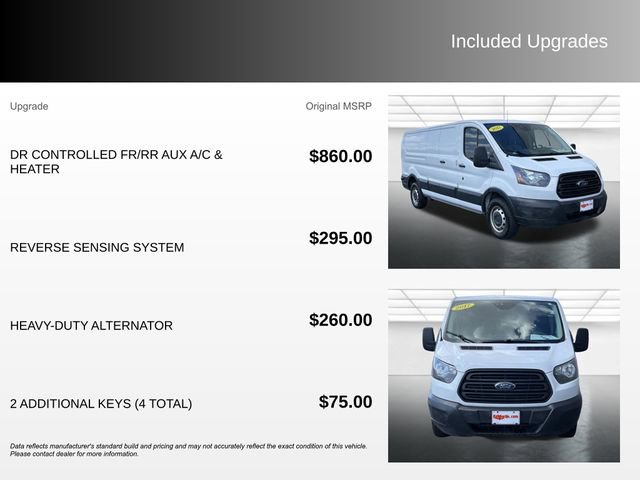 Certified 2017 Ford Transit 250 148 Low Roof RWD image 5