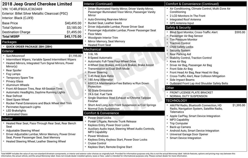 Used 2018 Jeep Grand Cherokee Limited image 34